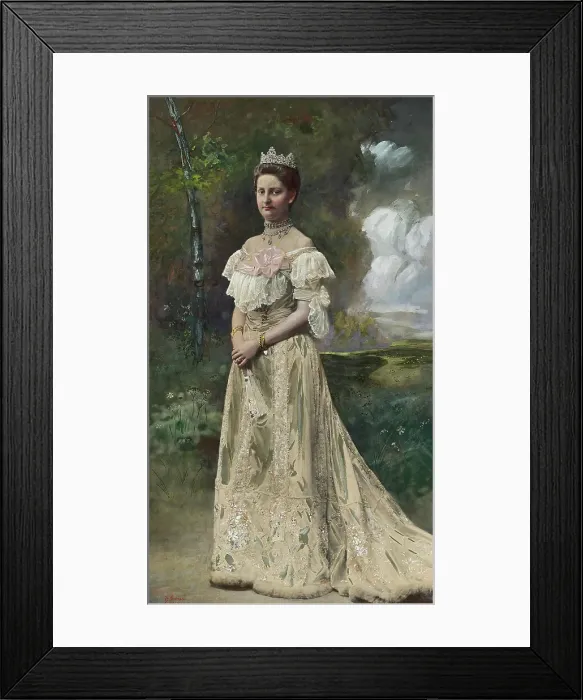 Framed Print : Portrait of Duchess Maria Immakulata of Württemberg, Archduchess of Austria (1878-1968), c. 1900. Creator: Andersen, Th. (active ca 1900) Framed Print : Portrait of Duchess Maria Immakulata of Württemberg, Archduchess of Austria (1878-1968), c. 1900. Creator: Andersen, Th. (active ca 1900)