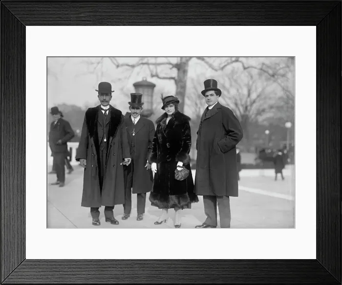 Framed Print : Pan American Scientific Congress - Costa Rican Group: Eduardo J. Pinto, Chairman; Felipe... 1915. Creator: Harris & Ewing. Pan American Scientific Congress - Costa Rican Group: Eduardo J. Pinto, Chairman; Felipe... 1915 Framed Print : Pan American Scientific Congress - Costa Rican Group: Eduardo J. Pinto, Chairman; Felipe... 1915. Creator: Harris & Ewing. Pan American Scientific Congress - Costa Rican Group: Eduardo J. Pinto, Chairman; Felipe... 1915