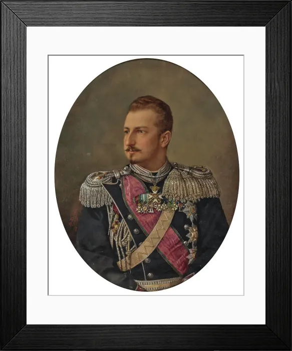 Framed Print : Portrait of Ferdinand of Saxe-Coburg and Gotha (1861-1946), later Tsar Ferdinand I of Bulgaria, c. 1 Creator: Koller, Karoly (1838-1889) Framed Print : Portrait of Ferdinand of Saxe-Coburg and Gotha (1861-1946), later Tsar Ferdinand I of Bulgaria, c. 1 Creator: Koller, Karoly (1838-1889)