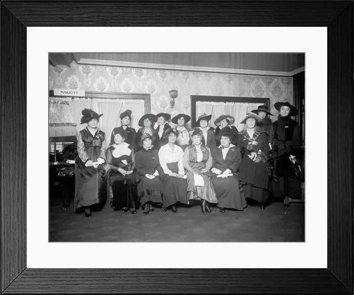Framed Print : Pan American Scientific Congress - Ladies Who Were Aides at The Congress. Seated Front... 1915. Creator: Harris & Ewing. Pan American Scientific Congress - Ladies Who Were Aides at The Congress. Seated Front... 1915. Creator: Harris & Ewing Framed Print : Pan American Scientific Congress - Ladies Who Were Aides at The Congress. Seated Front... 1915. Creator: Harris & Ewing. Pan American Scientific Congress - Ladies Who Were Aides at The Congress. Seated Front... 1915. Creator: Harris & Ewing