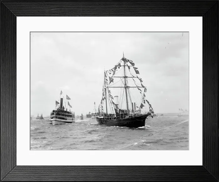 Framed Print : U.S.S. Despatch, 1889. Creator: Unknown Framed Print : U.S.S. Despatch, 1889. Creator: Unknown