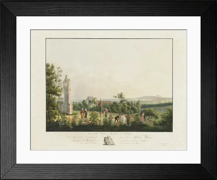 Framed Print : Rosenau Palace near Coburg, 19th century. Creator: Anonymous Framed Print : Rosenau Palace near Coburg, 19th century. Creator: Anonymous