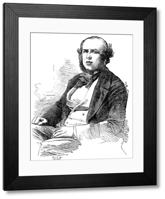 Framed Print : Mr. Peter Cunningham, F.S.A. - from a photograph by Cundall, 1856. Creator: Unknown Framed Print : Mr. Peter Cunningham, F.S.A. - from a photograph by Cundall, 1856. Creator: Unknown