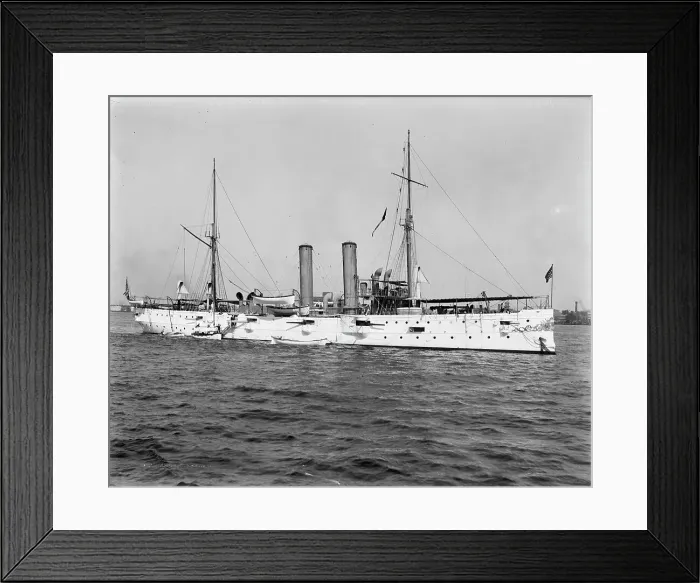 Framed Print : U.S.S. Detroit, 1899 Sept. Creator: Unknown Framed Print : U.S.S. Detroit, 1899 Sept. Creator: Unknown