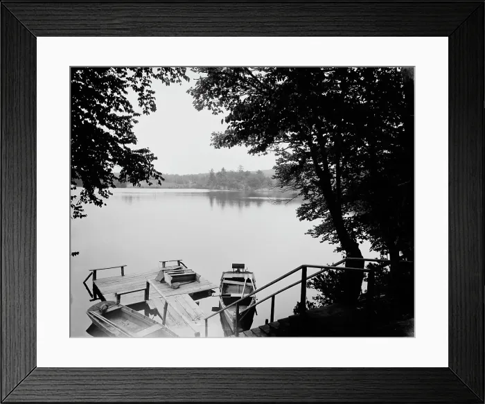Framed Print : Panther Lake, N.J. between 1900 and 1906. Creator: Unknown Framed Print : Panther Lake, N.J. between 1900 and 1906. Creator: Unknown