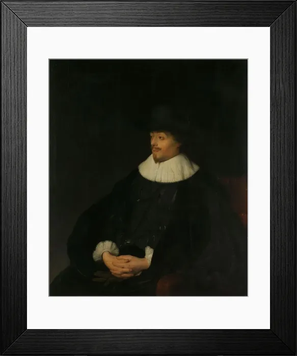 Framed Print : Portrait of Constantijn Huygens, c.1628-c.1629. Creator: Jan Lievens Framed Print : Portrait of Constantijn Huygens, c.1628-c.1629. Creator: Jan Lievens