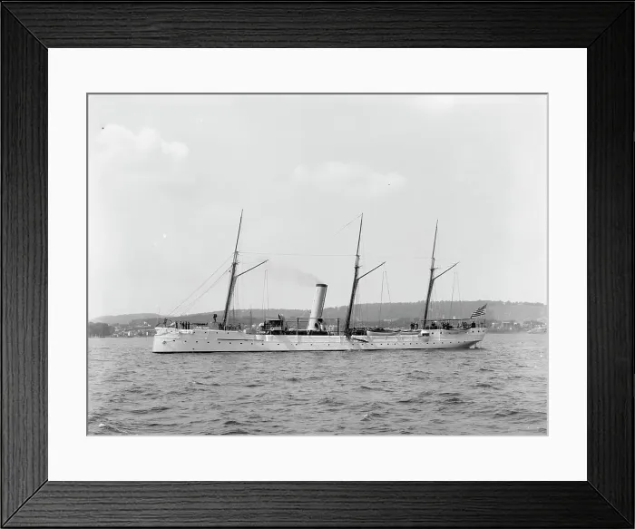 Framed Print : U.S.S. Dolphin, between 1885 and 1901. Creator: Unknown Framed Print : U.S.S. Dolphin, between 1885 and 1901. Creator: Unknown