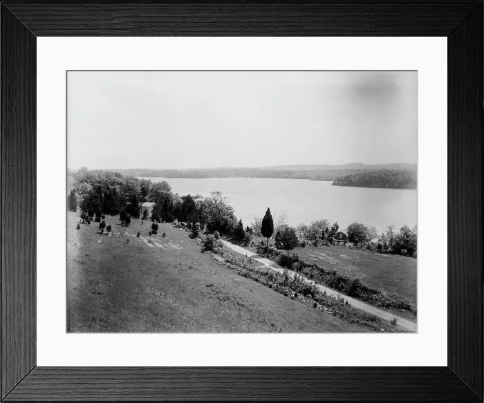 Framed Print : Swartswood Lake, N.J. between 1900 and 1906. Creator: Unknown