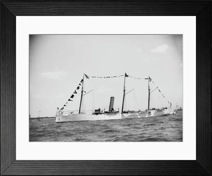 Framed Print : U.S.S. Dolphin, between 1885 and 1901. Creator: Unknown Framed Print : U.S.S. Dolphin, between 1885 and 1901. Creator: Unknown