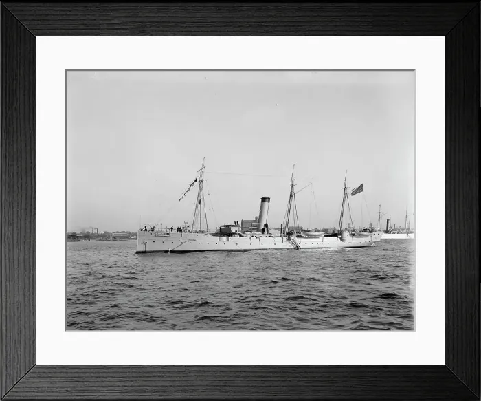 Framed Print : U.S.S. Dolphin, between 1885 and 1901. Creator: Unknown Framed Print : U.S.S. Dolphin, between 1885 and 1901. Creator: Unknown