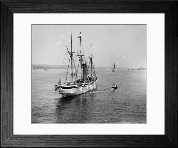 Framed Print : U.S.S. Dolphin, between 1885 and 1901. Creator: Unknown Framed Print : U.S.S. Dolphin, between 1885 and 1901. Creator: Unknown