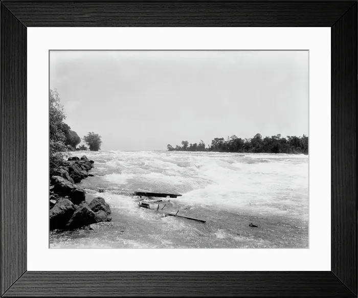 Framed Print : American Rapids, Niagara, between 1900 and 1906. Creator: Unknown Framed Print : American Rapids, Niagara, between 1900 and 1906. Creator: Unknown
