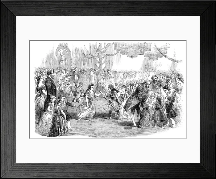 Framed Print : Children's Fancy-Dress Ball given by the Viscountess Stratford de Redcliffe, at the British Embassy, Creator: Unknown Framed Print : Children's Fancy-Dress Ball given by the Viscountess Stratford de Redcliffe, at the British Embassy, Creator: Unknown