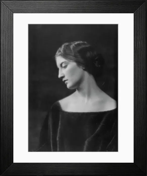 Framed Print : Blossom, Henry, Mrs. (Mrs. R.A. Wilson), portrait photograph, between 1915 and 1920. Creator: Arnold Genthe
