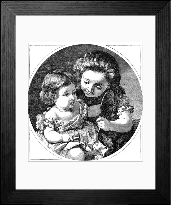 Framed Print : The Picture of Innocence - painted by Alfred Corbould - from the Exhibition of the British Institu Creator: Harvey Orrin Smith. The Picture of Innocence - painted by Alfred Corbould - from the Exhibition of the British Institu Creator Framed Print : The Picture of Innocence - painted by Alfred Corbould - from the Exhibition of the British Institu Creator: Harvey Orrin Smith. The Picture of Innocence - painted by Alfred Corbould - from the Exhibition of the British Institu Creator