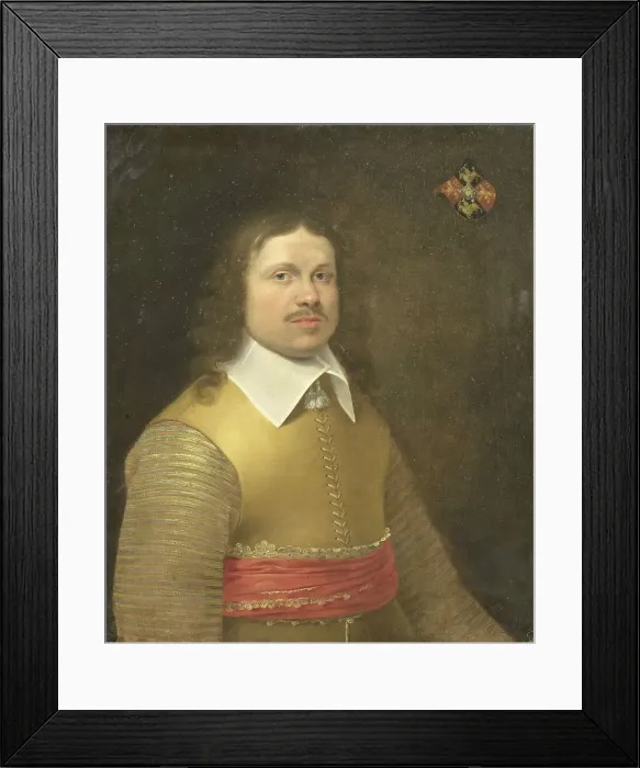 Framed Print : Portrait of Herman van der Hem van Nederstein (died 1671), 1645. Creator: Monogrammist IVA Framed Print : Portrait of Herman van der Hem van Nederstein (died 1671), 1645. Creator: Monogrammist IVA