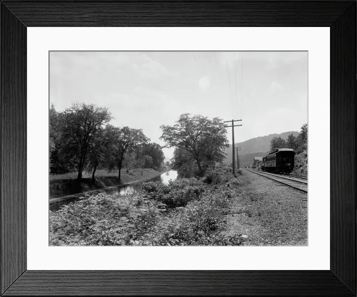 Framed Print : Approaching Hunlochs (i.e. Hunlock), Pa. between 1900 and 1906. Creator: Unknown Framed Print : Approaching Hunlochs (i.e. Hunlock), Pa. between 1900 and 1906. Creator: Unknown