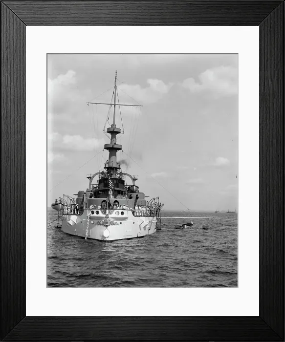 Framed Print : U.S.S. Indiana, between 1895 and 1901. Creator: Unknown Framed Print : U.S.S. Indiana, between 1895 and 1901. Creator: Unknown