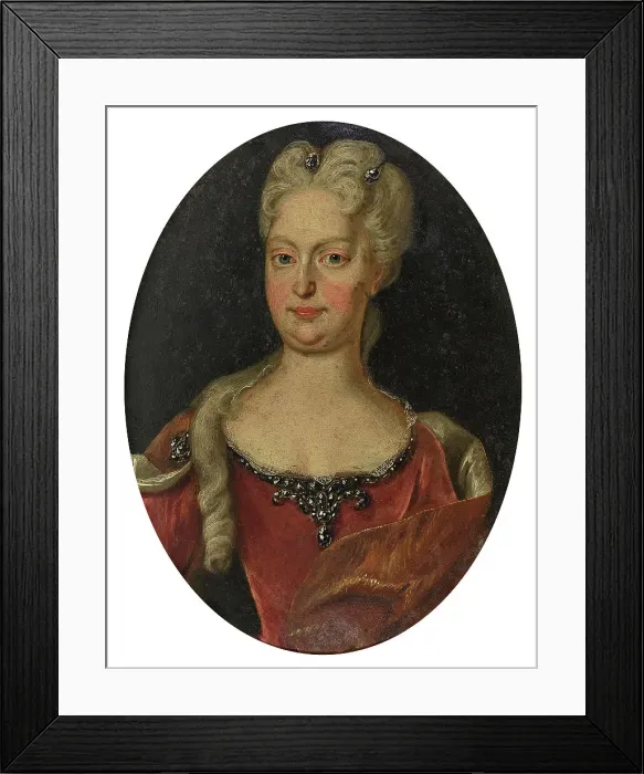 Framed Print : Portrait of Elisabeth Christine of Brunswick-Wolfenbüttel (1691-1750), Holy Roman Empress, First thi Creator: Anonymous Framed Print : Portrait of Elisabeth Christine of Brunswick-Wolfenbüttel (1691-1750), Holy Roman Empress, First thi Creator: Anonymous