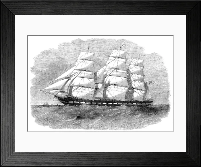 Framed Print : The New Ship City of Mobile, 1856. Creator: Unknown. The New Ship City of Mobile, 1856. Creator: Unknown Framed Print : The New Ship City of Mobile, 1856. Creator: Unknown. The New Ship City of Mobile, 1856. Creator: Unknown