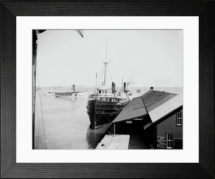 Framed Print : Peerless at Mackinac Island, between 1900 and 1906. Creator: Unknown Framed Print : Peerless at Mackinac Island, between 1900 and 1906. Creator: Unknown