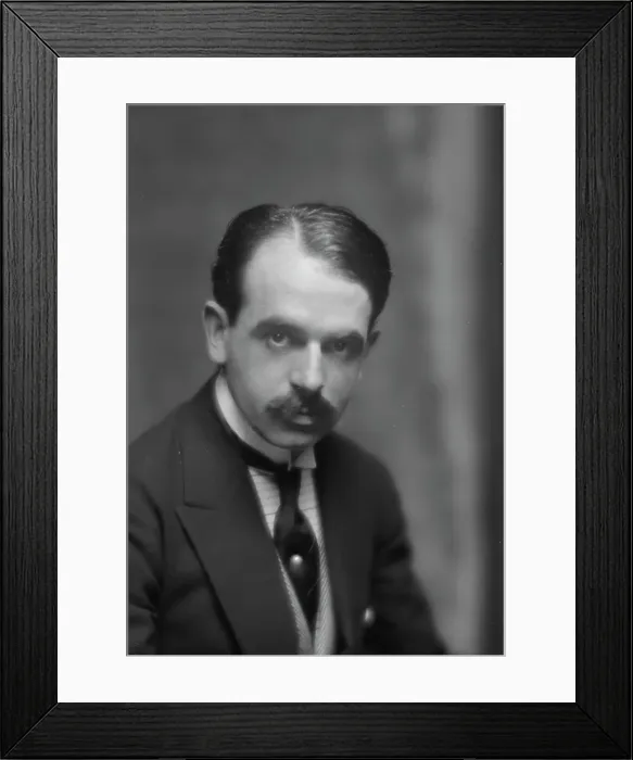 Framed Print : Casares, Miguel T. portrait photograph, 1913. Creator: Arnold Genthe Framed Print : Casares, Miguel T. portrait photograph, 1913. Creator: Arnold Genthe