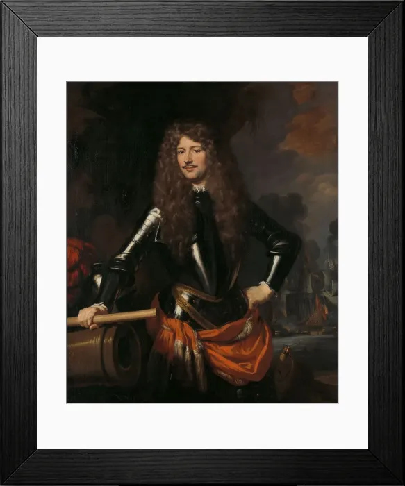 Framed Print : Cornelis Evertsen, Lieutenant-Admiral of Zeeland, 1680. Creator: Nicolaes Maes Framed Print : Cornelis Evertsen, Lieutenant-Admiral of Zeeland, 1680. Creator: Nicolaes Maes