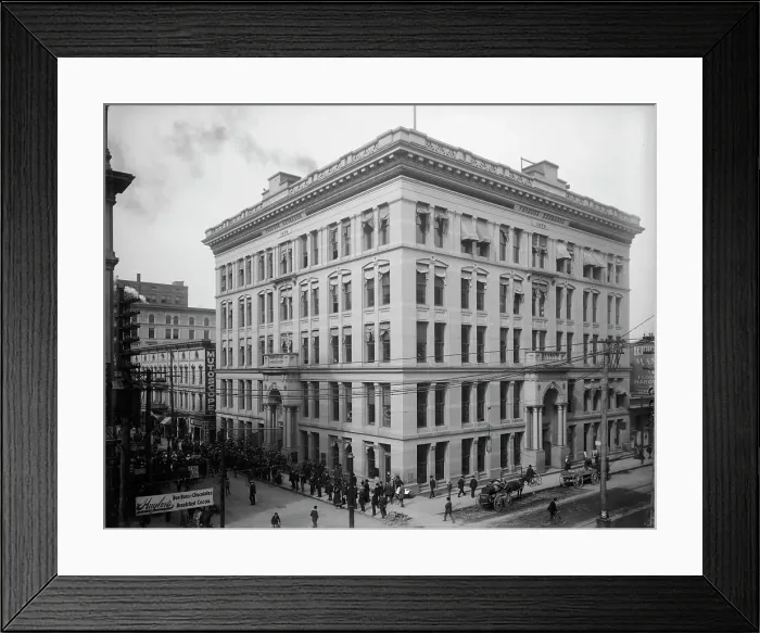 Framed Print : Produce Exchange, Toledo, between 1880 and 1901. Creator: Unknown Framed Print : Produce Exchange, Toledo, between 1880 and 1901. Creator: Unknown