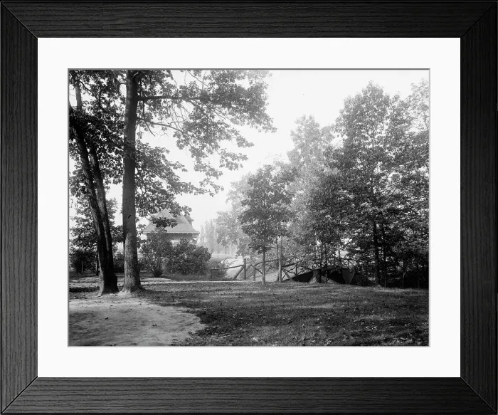Framed Print : Lenk's Park, Toledo, c1899. Creator: Unknown Framed Print : Lenk's Park, Toledo, c1899. Creator: Unknown