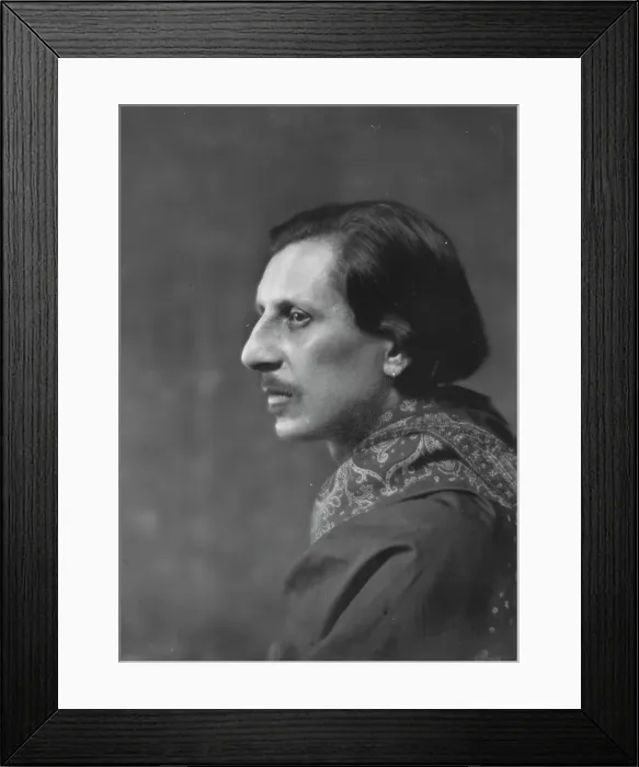 Framed Print : Coomarasumay, Dr. portrait photograph, 1916 Mar. 14. Creator: Arnold Genthe Framed Print : Coomarasumay, Dr. portrait photograph, 1916 Mar. 14. Creator: Arnold Genthe