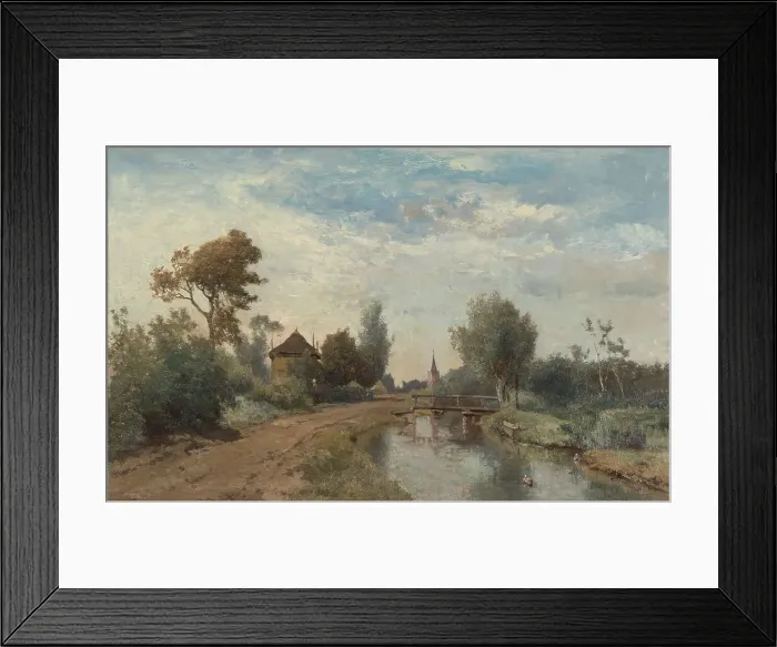 Framed Print : Landscape near Kortenhoef, 1877. Creator: Paul Joseph Constantin Gabriel Framed Print : Landscape near Kortenhoef, 1877. Creator: Paul Joseph Constantin Gabriel
