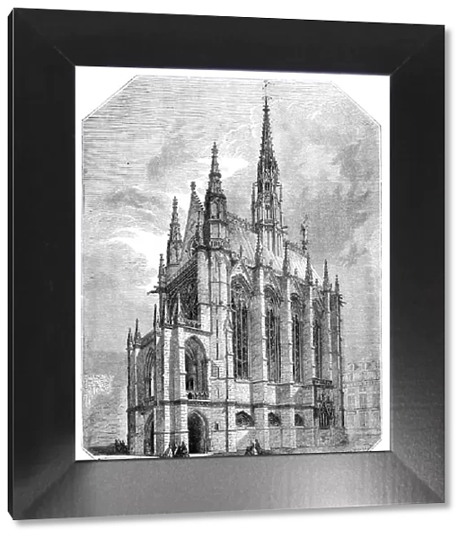 The Saint Chapelle, Paris - Restored, 1856. Creator: Lancelot