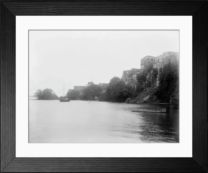 Framed Print : City Wall, Domingo City, San Domingo, W.I. between 1880 and 1901. Creator: Unknown