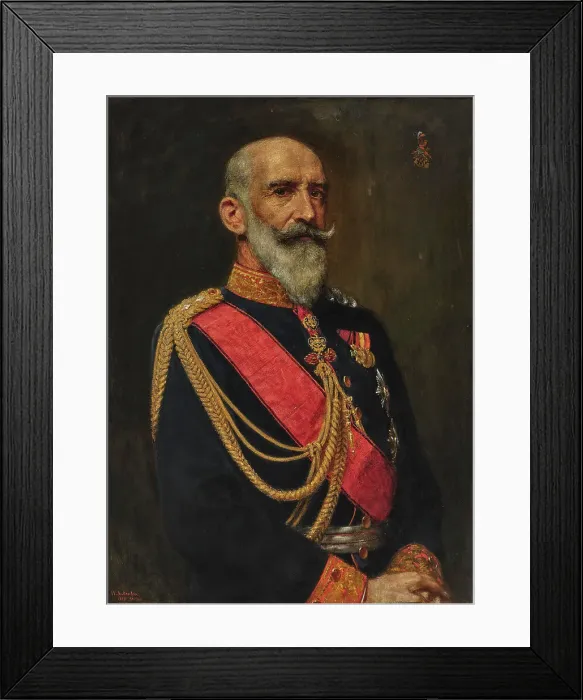 Framed Print : Portrait of Duke Philipp of Württemberg (1838-1917). Creator: Auberlen, Wilhelm (1860-1948) Framed Print : Portrait of Duke Philipp of Württemberg (1838-1917). Creator: Auberlen, Wilhelm (1860-1948)
