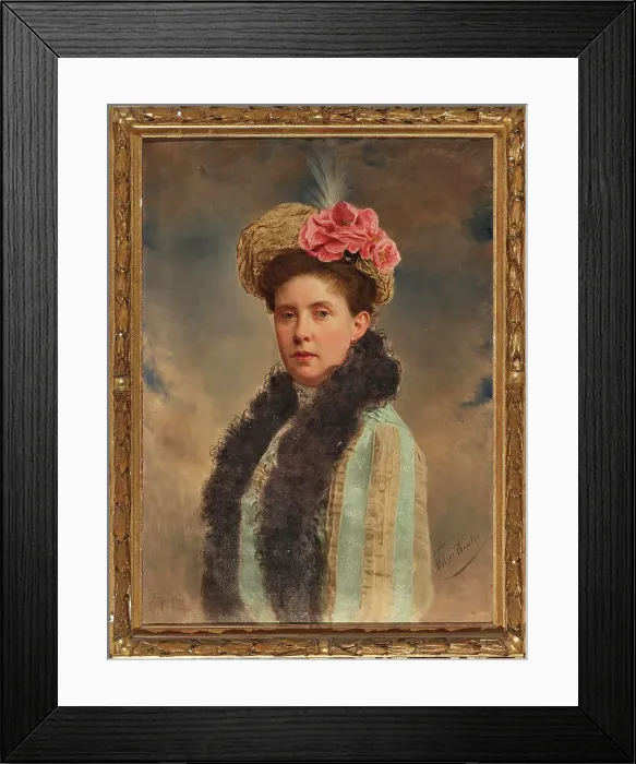 Framed Print : Duchess Margarete Sophie of Württemberg, Archduchess of Austria (1870-1902), c. 1900. Creator: Knüpfer, C. (active ca 1900) Framed Print : Duchess Margarete Sophie of Württemberg, Archduchess of Austria (1870-1902), c. 1900. Creator: Knüpfer, C. (active ca 1900)