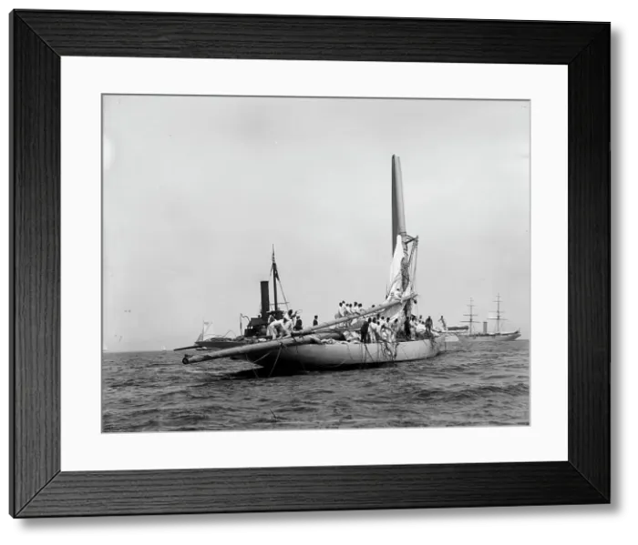 Framed Print : Columbia, 1899 Aug 2, c1899. Creator: Johns Johnston Framed Print : Columbia, 1899 Aug 2, c1899. Creator: Johns Johnston