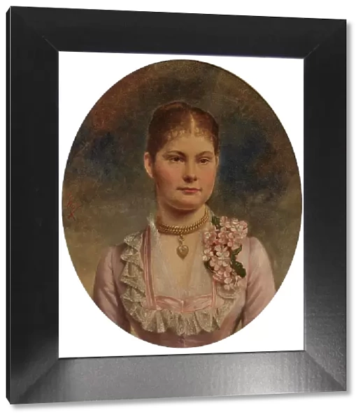 Portrait of Duchess Marie Amelie of Württemberg (1865-1883). Creator: Graf, Ludwig (1838-1894)