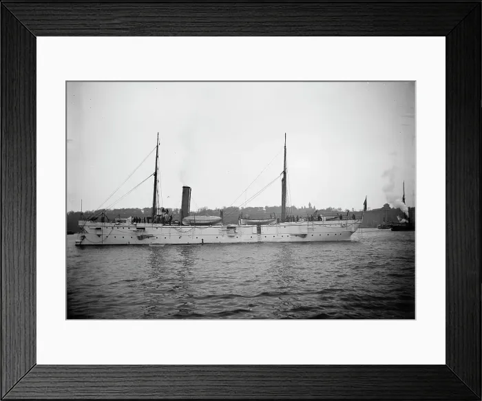 Framed Print : U.S.S. Machias, between 1893 and 1901. Creator: Unknown Framed Print : U.S.S. Machias, between 1893 and 1901. Creator: Unknown