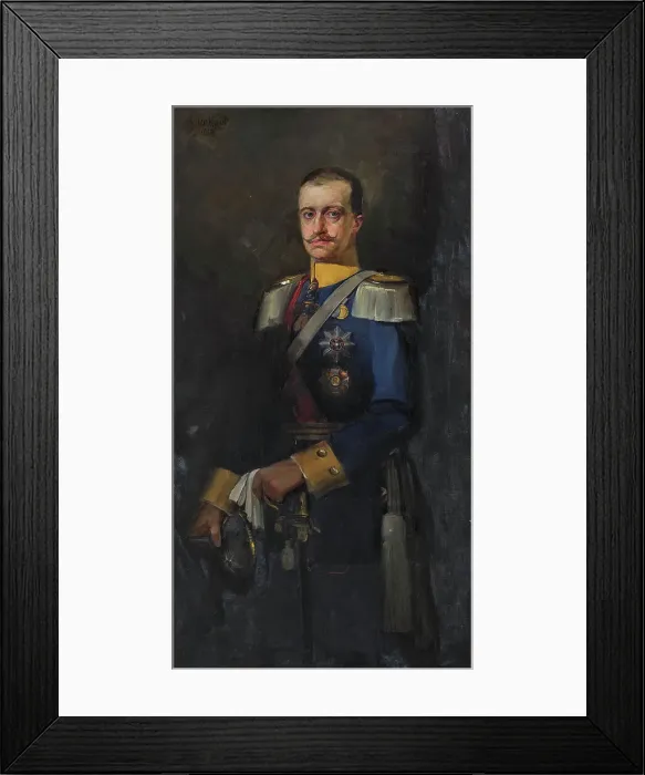 Framed Print : Portrait of Duke Robert of Württemberg (1873-1947), 1912. Creator: Unkauf, Karl (1873-1921) Framed Print : Portrait of Duke Robert of Württemberg (1873-1947), 1912. Creator: Unkauf, Karl (1873-1921)