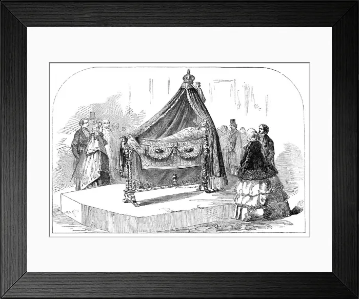 Framed Print : The Cradle for the Prince Imperial, 1856. Creator: Unknown Framed Print : The Cradle for the Prince Imperial, 1856. Creator: Unknown