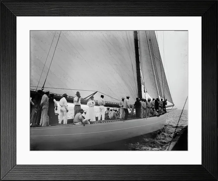 Framed Print : Defender, 1895 Aug 29, c1899. Creator: Johns Johnston Framed Print : Defender, 1895 Aug 29, c1899. Creator: Johns Johnston