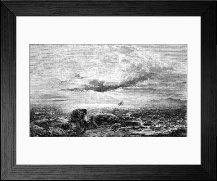 Framed Print : A Scene Suggested by the Death of Pompey - painted by T. Danby, 1856. Creator: Harvey Orrin Smith. A Scene Suggested by the Death of Pompey - painted by T. Danby, 1856. Creator: Harvey Orrin Smith Framed Print : A Scene Suggested by the Death of Pompey - painted by T. Danby, 1856. Creator: Harvey Orrin Smith. A Scene Suggested by the Death of Pompey - painted by T. Danby, 1856. Creator: Harvey Orrin Smith