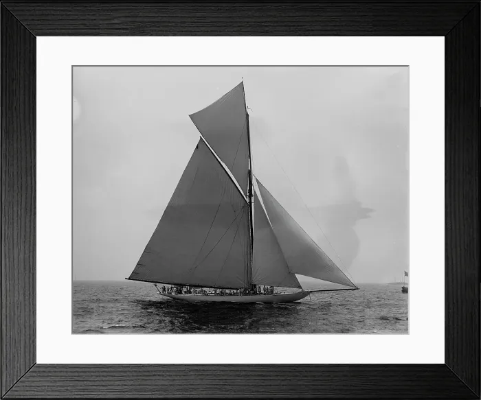 Framed Print : Defender, 1895 July 20, c1895. Creator: Johns Johnston Framed Print : Defender, 1895 July 20, c1895. Creator: Johns Johnston