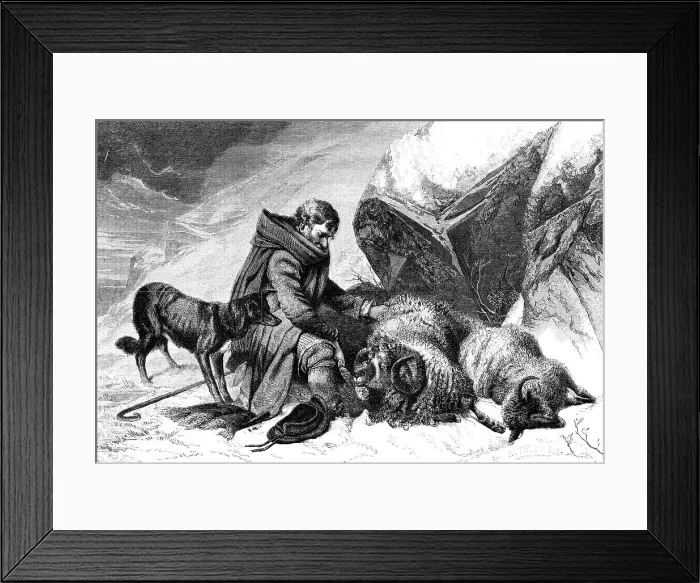 Framed Print : Severe Weather - painted by R. Ansdell - from the Exhibition of the British Institution, 1856. Creator: W Thomas. Severe Weather - painted by R. Ansdell - from the Exhibition of the British Institution, 1856. Creator: W Thomas Framed Print : Severe Weather - painted by R. Ansdell - from the Exhibition of the British Institution, 1856. Creator: W Thomas. Severe Weather - painted by R. Ansdell - from the Exhibition of the British Institution, 1856. Creator: W Thomas