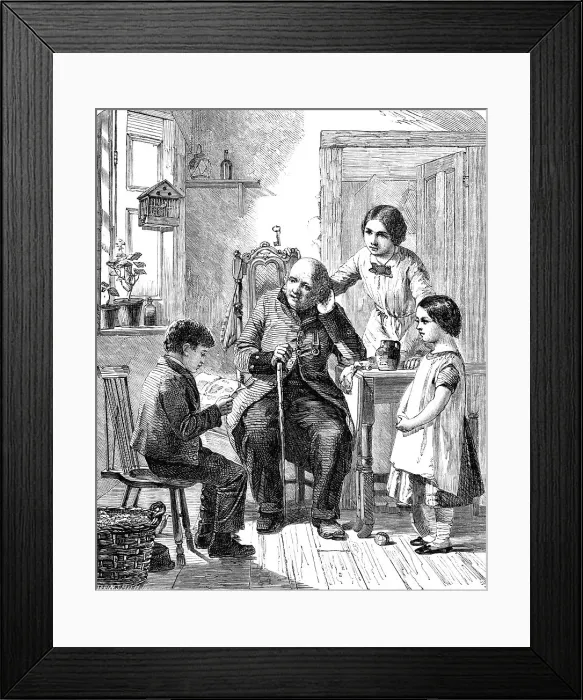 Framed Print : From Our Own Correspondent - painted by W. Hemsley, 1856. Creator: Harvey Orrin Smith. From Our Own Correspondent - painted by W. Hemsley, 1856. Creator: Harvey Orrin Smith Framed Print : From Our Own Correspondent - painted by W. Hemsley, 1856. Creator: Harvey Orrin Smith. From Our Own Correspondent - painted by W. Hemsley, 1856. Creator: Harvey Orrin Smith