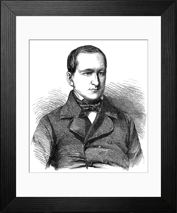 Framed Print : Baron von Manteuffel, Prussian Plenipotentiary at the Peace Conference, 1856. Creator: Unknown Framed Print : Baron von Manteuffel, Prussian Plenipotentiary at the Peace Conference, 1856. Creator: Unknown