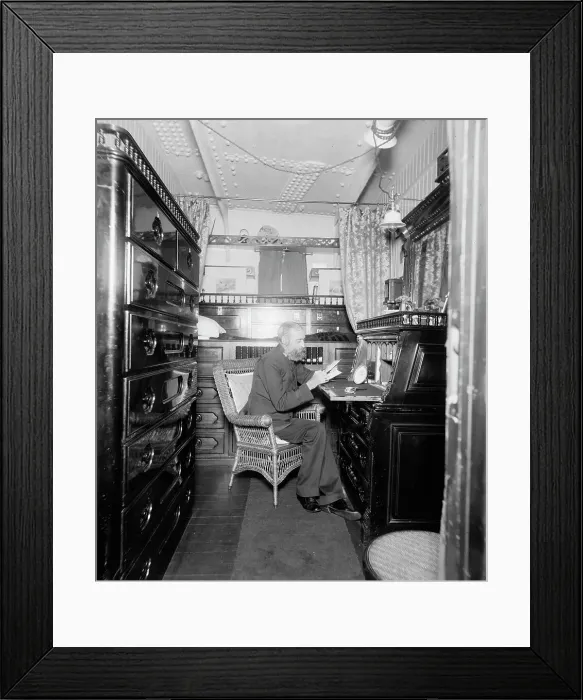Framed Print : U.S.S. Maine, paymaster Whitehouse, 1896. Creator: Unknown Framed Print : U.S.S. Maine, paymaster Whitehouse, 1896. Creator: Unknown