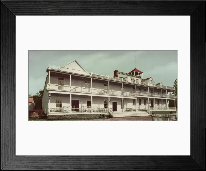 Framed Print : John Jacob Astor House, Mackinac Island, c1901. Creator: Unknown Framed Print : John Jacob Astor House, Mackinac Island, c1901. Creator: Unknown