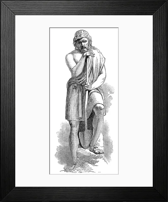 Framed Print : Statues for the Egyptian Hall in the Mansion House: Timon - by F. Thrupp, 1856. Creator: Unknown. Statues for the Egyptian Hall in the Mansion House: Timon - by F. Thrupp, 1856. Creator: Unknown Framed Print : Statues for the Egyptian Hall in the Mansion House: Timon - by F. Thrupp, 1856. Creator: Unknown. Statues for the Egyptian Hall in the Mansion House: Timon - by F. Thrupp, 1856. Creator: Unknown