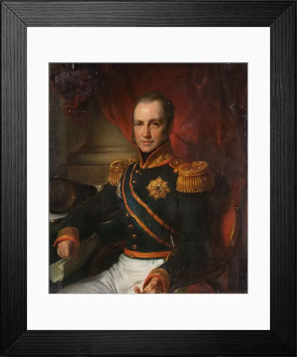 Framed Print : Portrait of Godart Alexander Gerard Philip, Baron van der Capellen, Governor-General... 1816-1857. Creator: Cornelis Kruseman Framed Print : Portrait of Godart Alexander Gerard Philip, Baron van der Capellen, Governor-General... 1816-1857. Creator: Cornelis Kruseman